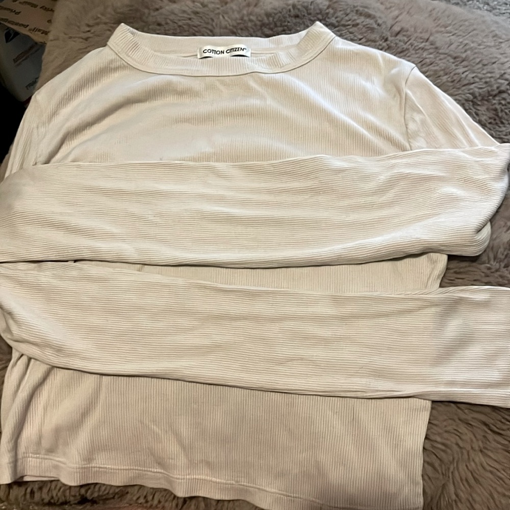 Cotton citizen small crop top